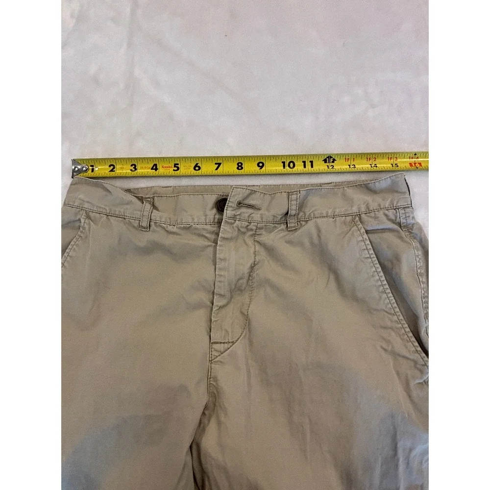 Lacoste Mens Chino Pants Khaki Tan Straight Leg Trousers Size 30 US 38 FR